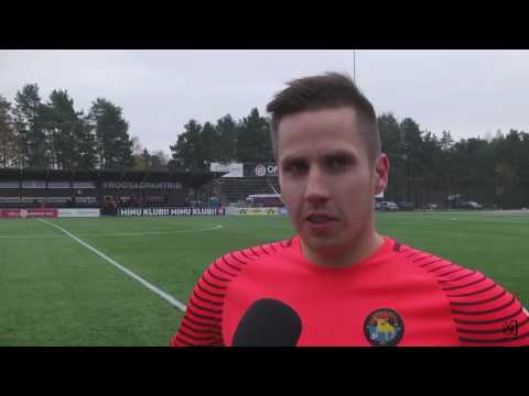 34. voor 2016: Nõmme Kalju FC - Rakvere JK Tarvas 2:0 (1:0) Meeritsa intervjuu