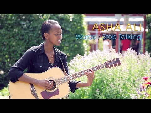 Asha Ali -  Words / Stop Talking (Acoustic session by ILOVESWEDEN.NET)