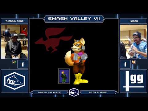 Smash Valley VII Melee Singles - TheRealThing (Falco) vs Kaeon (Fox) - Losers Top 16