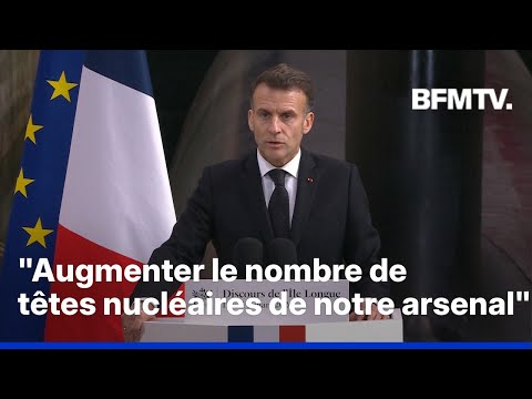 Dissuasion nucléaire: le discours d'Emmanuel Macron en intégralité