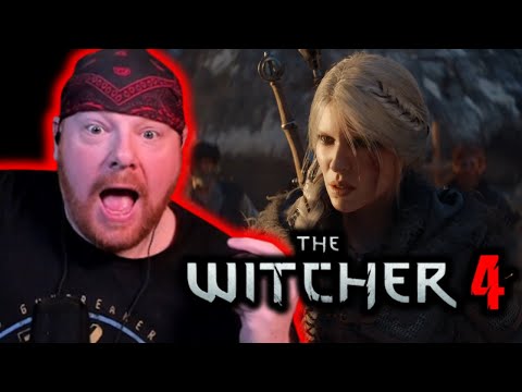 Krimson KB Reacts - WITCHER 4, BABYYY!! - Witcher 4 Reveal Trailer