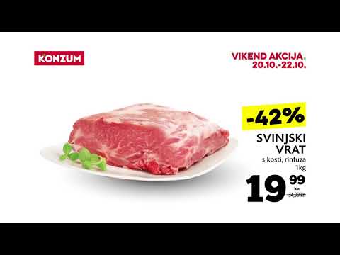 Konzum vikend akcija od 20.-22.10.2017.