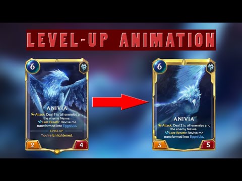 Anivia level-up animation | Legends of Runeterra