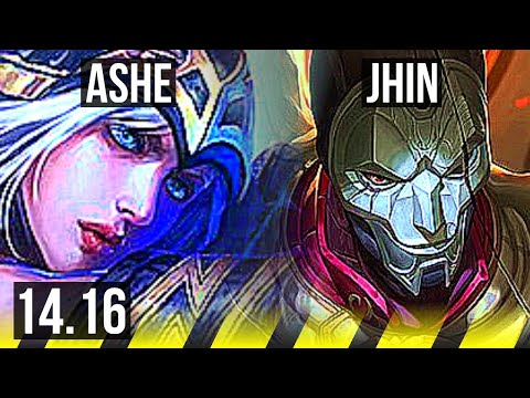 ASHE & Nautilus vs JHIN & Vex (ADC) | 8/1/3, 500+ games, Dominating | EUW Master | 14.16