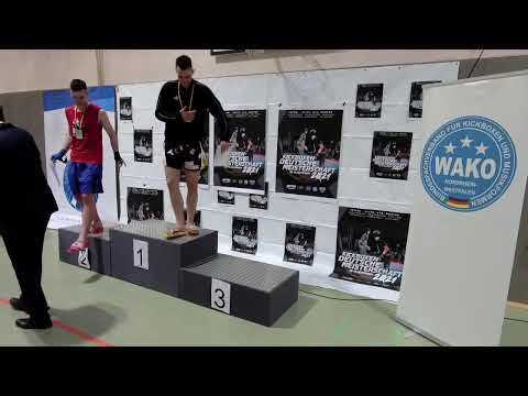 Deutsche Meisterschaft im Kickboxen 2021 - Tag 1 - Siegerehrung Leichtkontakt & Kick-Light