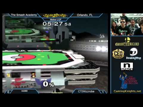 The Smash Academy - SS | UUAA (Fox) vs CT Wizzrobe (Falcon) - Losers Bracket - SSBM
