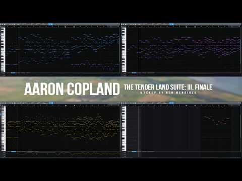Copland — The Tender Land Suite: III. Finale || Orchestral Sample Library Cover