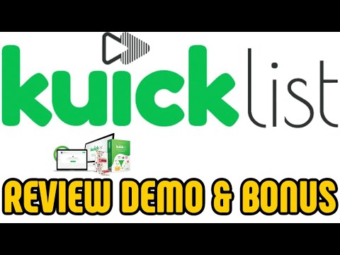 KuickList Review Demo Bonus - Generate Leads and Build A List For ANY Niche (Lifetime Deal)