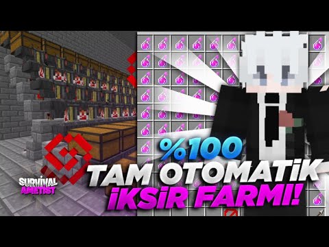 %100 OTOMATİK İKSİR FARMI SİSTEMİ YAPIMI / CraftRise SurvivalAmetist