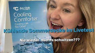 Kühlende Decke für den Sommer im Livetest - Cool Comforter