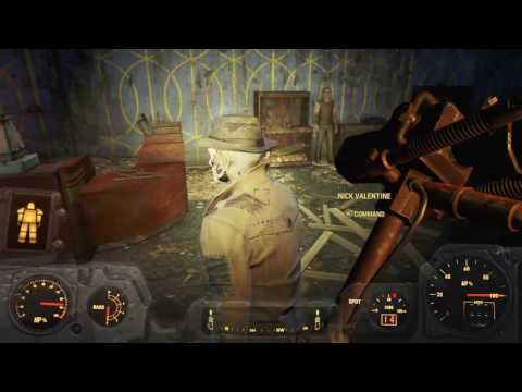 Fallout 4 - Clearing Monsignor Plaza with Super Sledge on Hard Difficulty