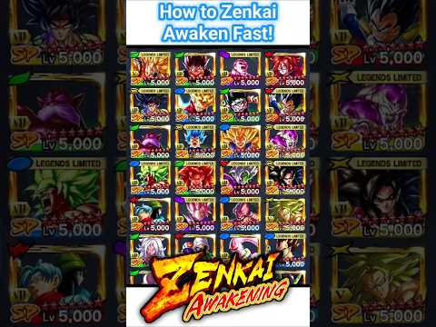 HOW TO ZENKAI AWAKEN FAST! ( Dragon Ball Legends )