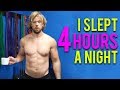 I Slept 4 Hours a Night for a Week, Here's What Happened
