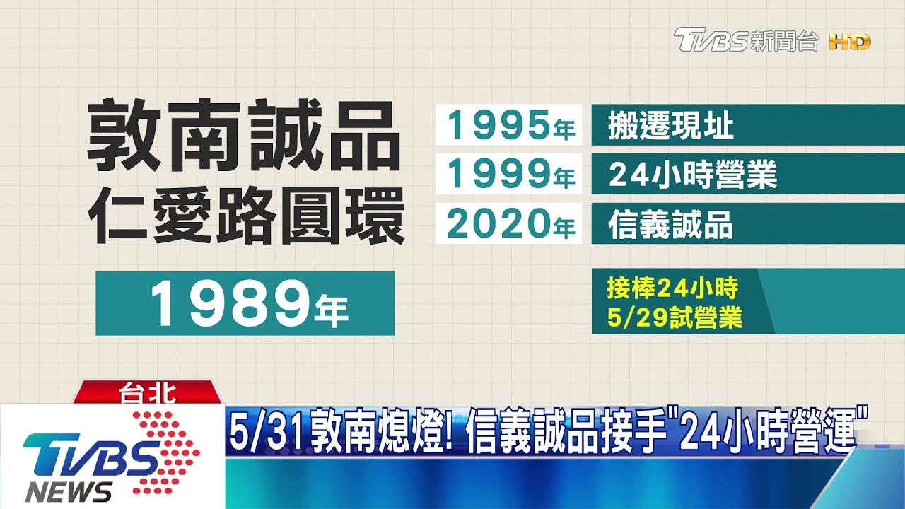 5/31敦南熄燈！　信義誠品接手「24小時營運」
