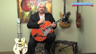 Video thumbnail for Sweetwater Guitar Month - Gretsch G5420 and G5422 Electromatic Hollowbody Guitar Demo by Sweetwater