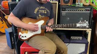 Video thumbnail for 1960s Kay Vanguard 1-pickup electric guitar by Jake Wildwood & Co
