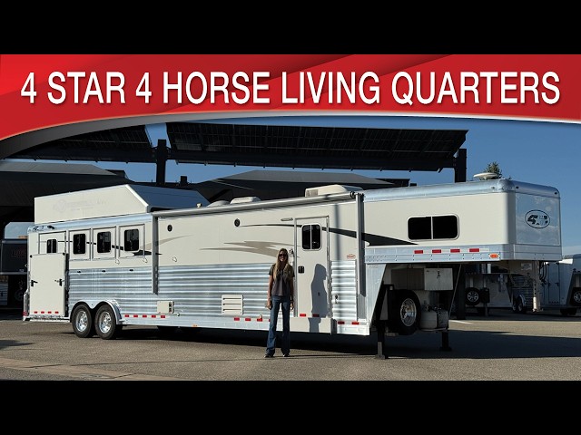 Preview image of 4 Star 4 Horse Gooseneck Living Quarters By Outlaw youtube video