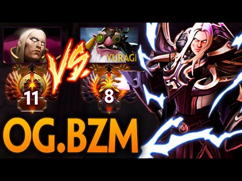 THE BEST INVOKER - OG.BZM | EPIC GAME vs RANK 8 YURAGI SNIPER | Dota 2 Invoker