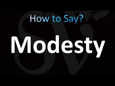 How to Pronounce Modesty (CORRECTLY!)