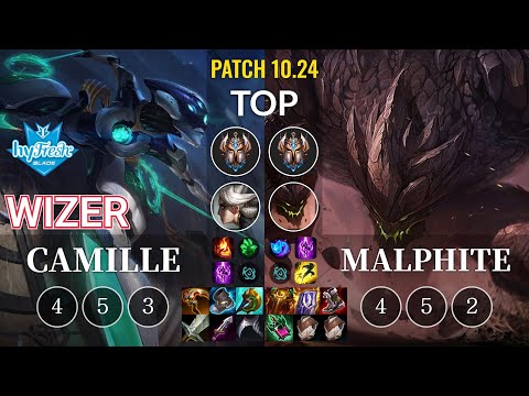 hyF Wizer Camille vs Malphite Top - KR Patch 10.24