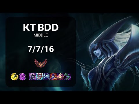 KT Bdd Lissandra vs LeBlanc MIDDLE - KR GRANDMASTER Patch 14.16
