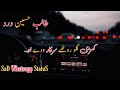 Keri Galo Ruthy SarKar Wady O TaliB Hussain Dard Talib Dard Status Ch WaLeeD GoNDaL SaD