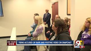 Teens accused of raping girl, posting video to Snapchat