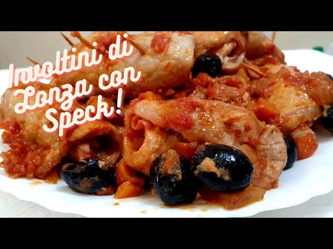 Involtini Di Lonza Di Maiale Con Speck