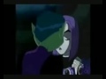 Beast Boy and Raven French Kissing 