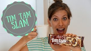 TIM TAM SLAM! Australian Food Taste Test Challenge!