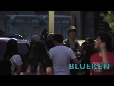 [FANCAM] EXO leave KBS after music bank 7.7.2013