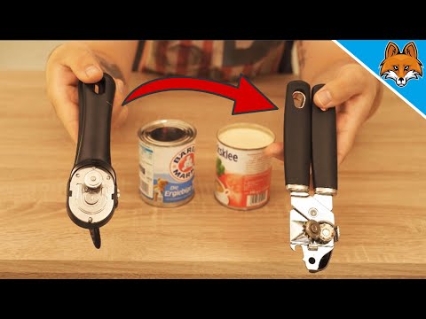 How to use a can opener - How to Video! ✅
