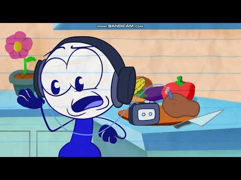 Headphones Over Heels - Pencilmation Cartoons