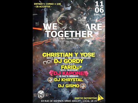 DJ GORDY - ANGLET - FRANCIA - REMEMBER - SABADO 11 DE JUNIO 2022