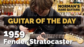 Video thumbnail for Guitar of the Day: 1959 Fender Stratocaster | Norman's Rare Guitars by Normans Rare Guitars