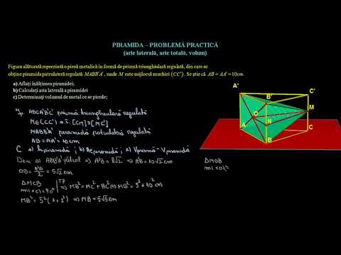 Piramida - problemă practică | Lectii-Virtuale.ro
