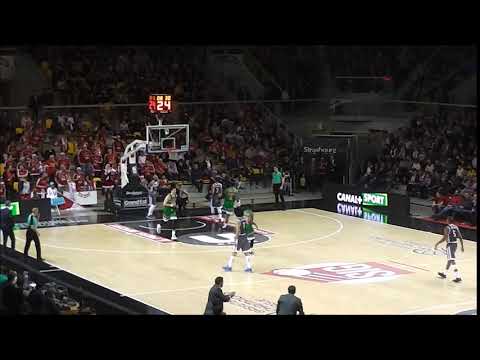 Strasbourg Ig vs Bandırma Banvit Part 15 A.Caloiaro Dunk 2017/2018 CHAMPIONS LEAGUE