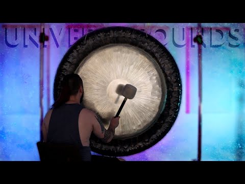 Deep Space Sound Bath From 60" Gongland Universe Gong | 3-Hours Meditation Music
