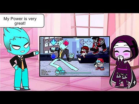 Solazar x SARV react to Friday Night Funkin' : ENTITY (Vs Solazar) [Teaser FNF MOD] / Gacha Club