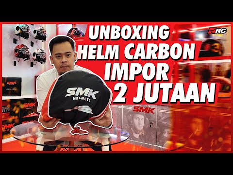 UNBOXING SMK TITAN CARBON 🔥 HELM CARBON YANG CUMA 2 JUTAAN ❗️❗️