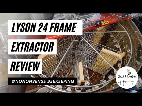 , title : 'How To Extract Honey - Lyson 24 Frame Radial/Swing Cage Extractor - Honey Extractor Review'