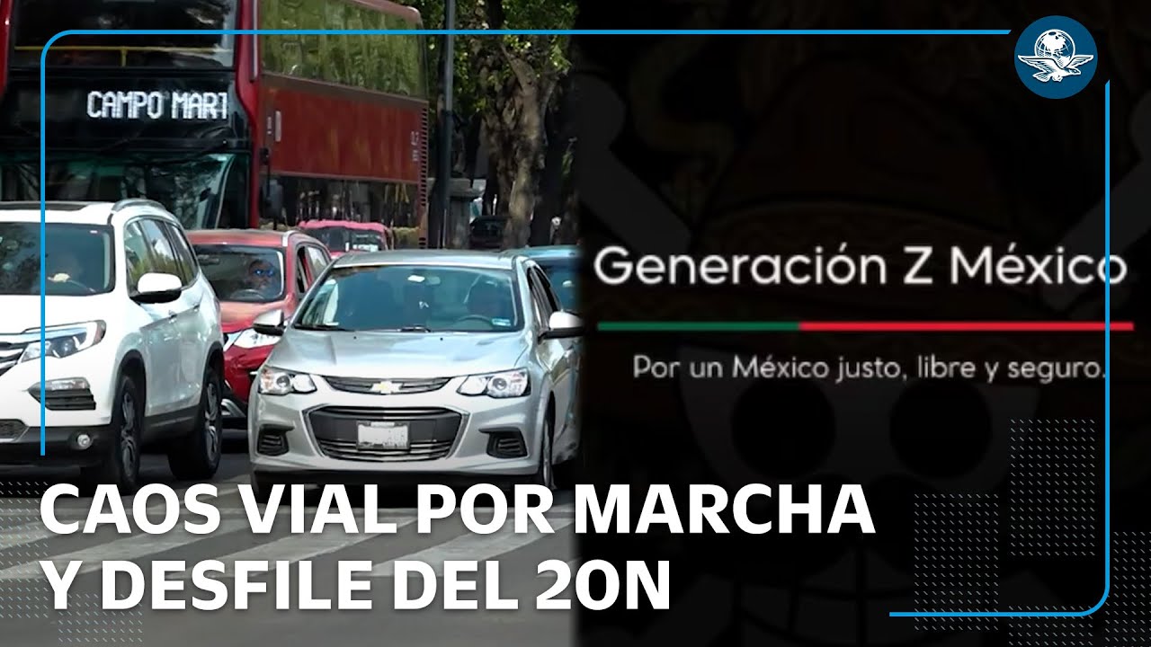 Marcha Generación Z y Desfile del 20N: rutas, horarios y calles cerradas