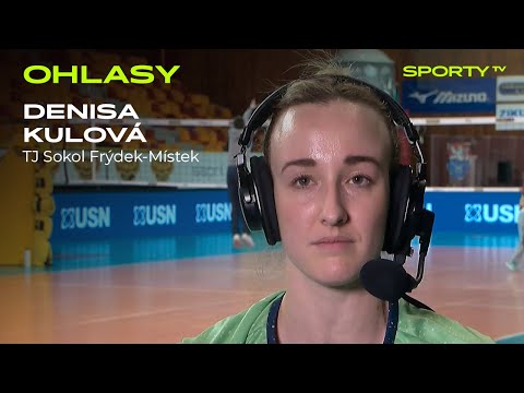 Denisa Kulová po prohře s Libercem | VK Dukla Liberec vs. TJ Sokol Frýdek-Místek | OHLASY