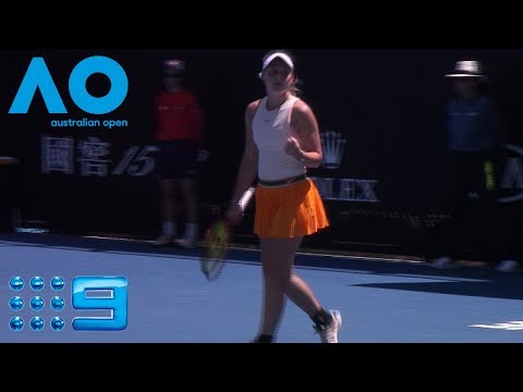 AO Highlights: Tikhonova v Zheng - Round 2/Day 8 | Wide World Of Sports