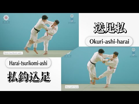 払釣込足 & 送足払 / Harai-tsurukomi-ashi & Okuri-ashi-harai