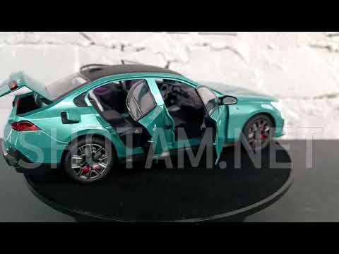 1:24 - BMW i5 M60 - Масштабная модель - Синяя - фото 1 - id-p2542750185