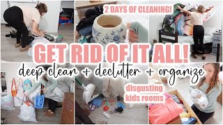 ✨2026 CLEAN WITH ME • GET RID OF IT ALL • 2 day deep clean + declutter + organize with me!