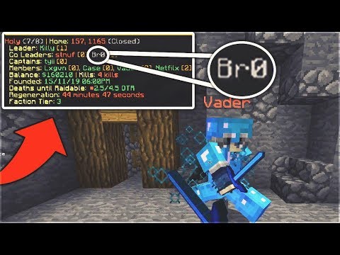 MeeZoid - this YOUTUBER made me mad, so I made him RAIDABLE... - Drill Team #2 | Minecraft HCF