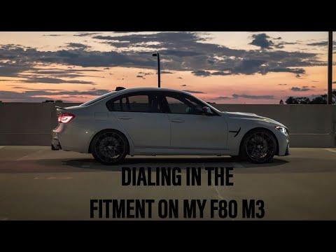 INSTALLING MOTORSPORT HARDWARE STUDS AND SPACERS ON MY F80 M3 (BIG DIFFERENCE!!)