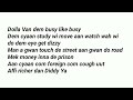 Busy Signal Dolla Van Lyrics